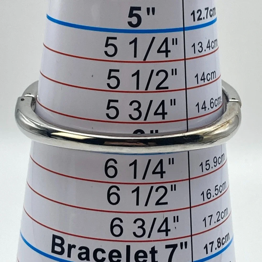 Panache Women's Watch Silver Tone Cuff Asymmetrical Blue New Battery SMALL 6